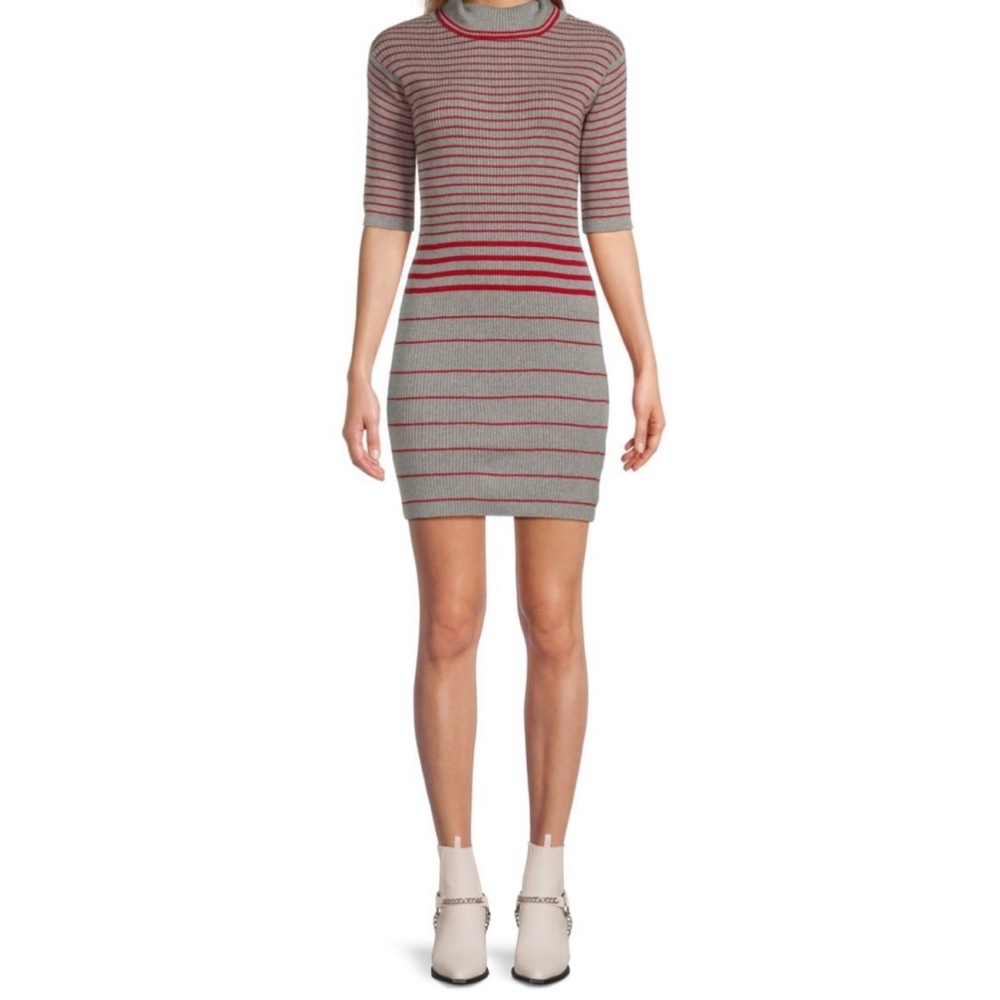 NWT - Area Stars - Striped Knit Bodycon Dress